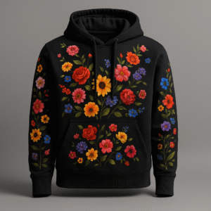 Floral Hoodie