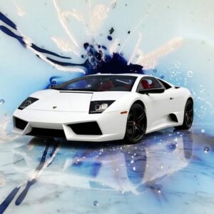 Marble Genesis - Lamborghini Murcielago - Giallo Orion (0056) - Splatchi Couture #vincodeart