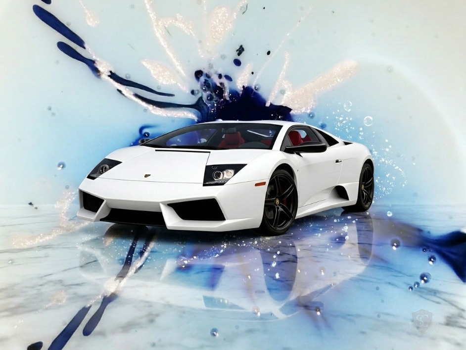 Marble Genesis - Lamborghini Murcielago - Giallo Orion (0056) - Splatchi Couture
