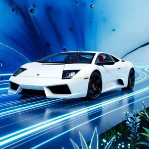 Digital Horizon - Lamborghini Murcielago - Giallo Orion (0056) - Splatchi Couture #vincodeart