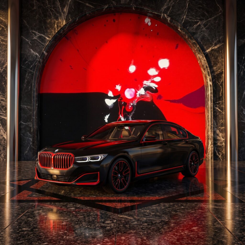 BMW 7 Series Sedan – Red