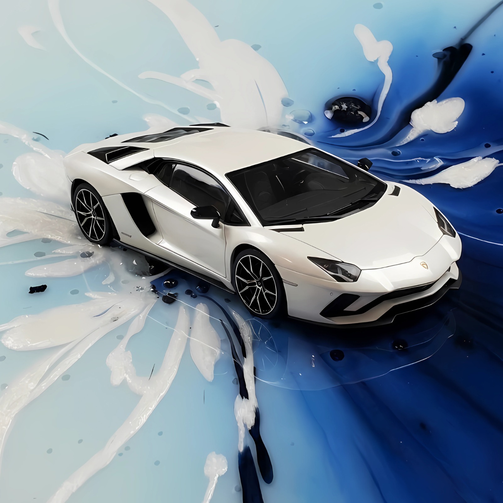 Lamborghini Aventador - White